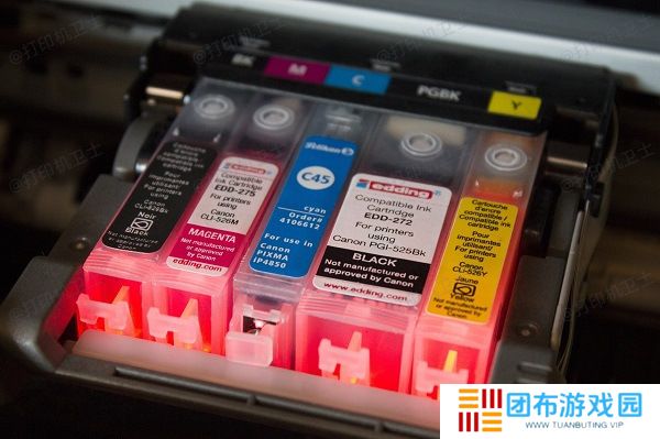 检查墨盒安装