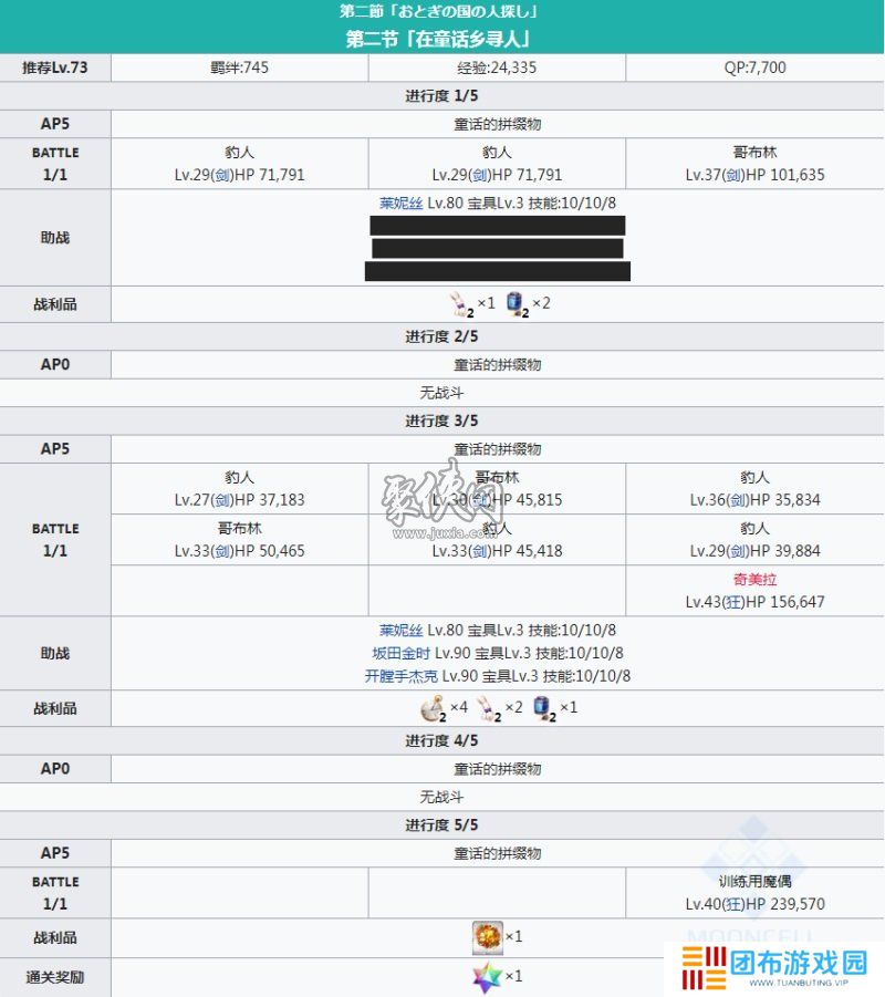 fgo莱妮丝事件簿主线本配置 fgo二世事件簿联动活动主线剧情本配置
