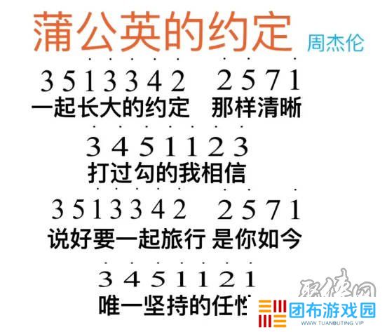 元梦之星乐谱大全 元梦之星周杰伦歌谱分享